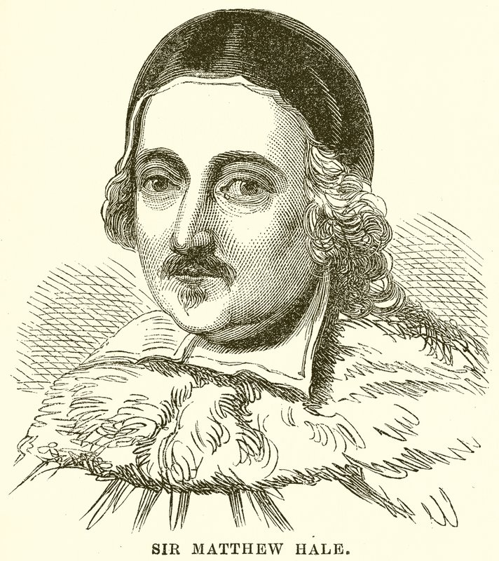 Sir Matthew Hale od English School