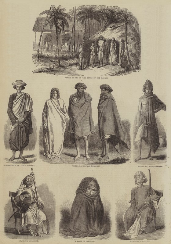 Sketches of India (rytina) od English School
