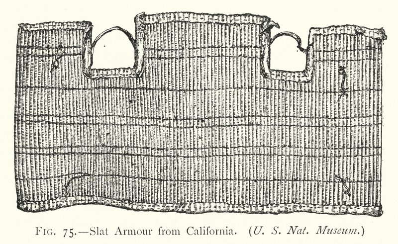 Slat Armor z Kalifornie (litho) od English School