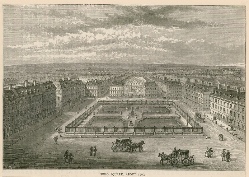 Soho Square, asi 1700 od English School