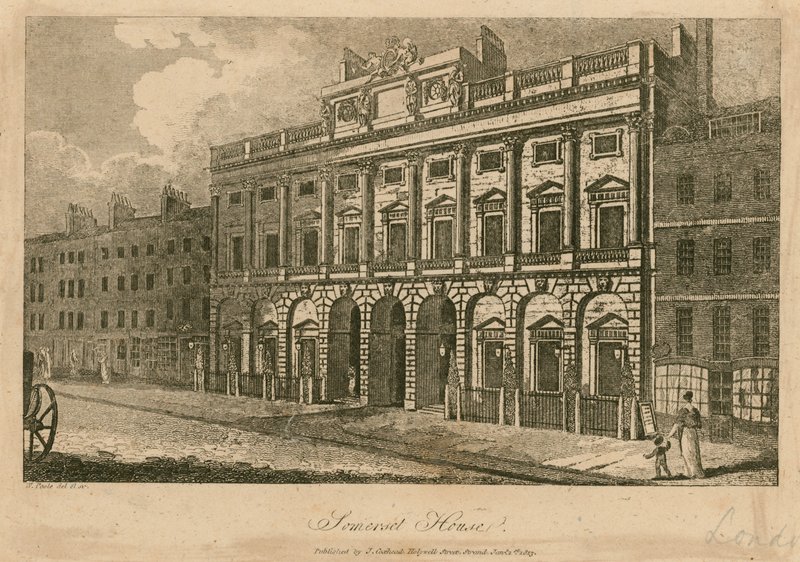 Somerset House, The Strand, Londýn od English School