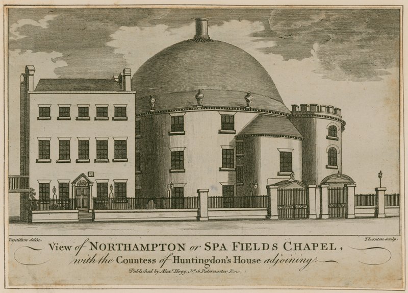 Kaple Spa Fields, Clerkenwell od English School