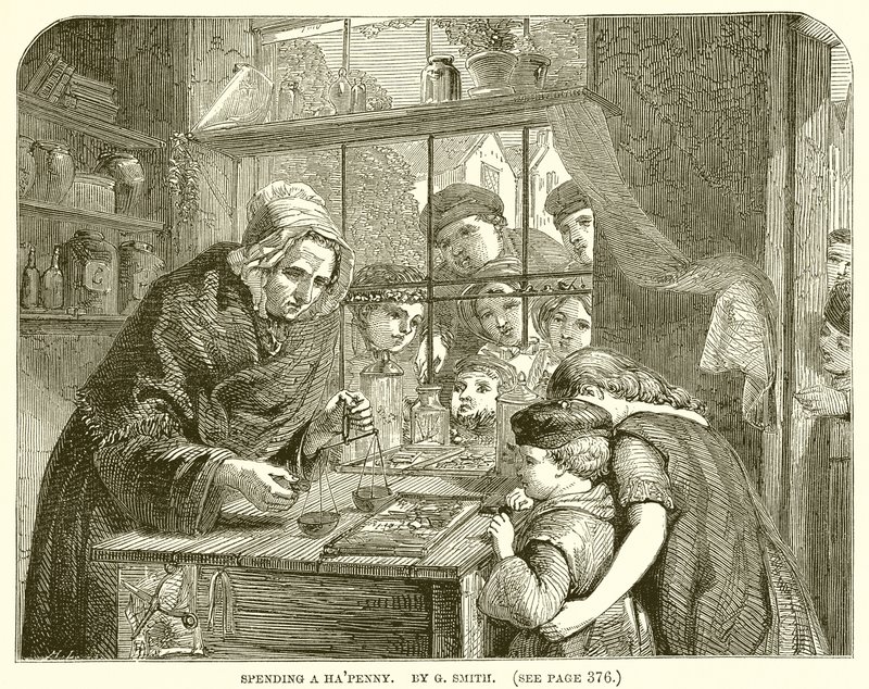 Strávit Hapenny. Autor G. Smith od English School