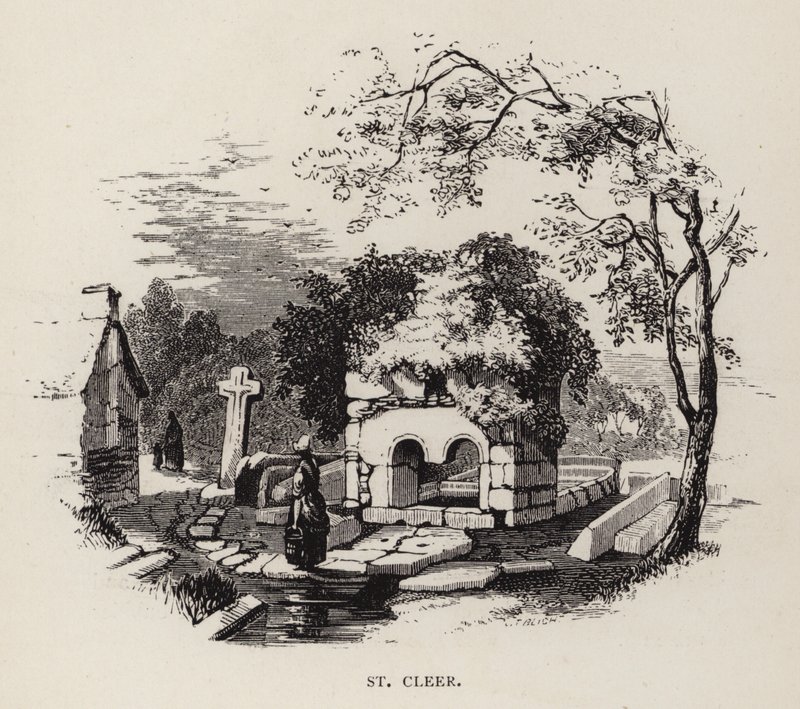St Cleer (rytina) od English School
