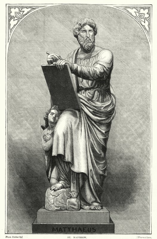 St Matthew (rytina) od English School
