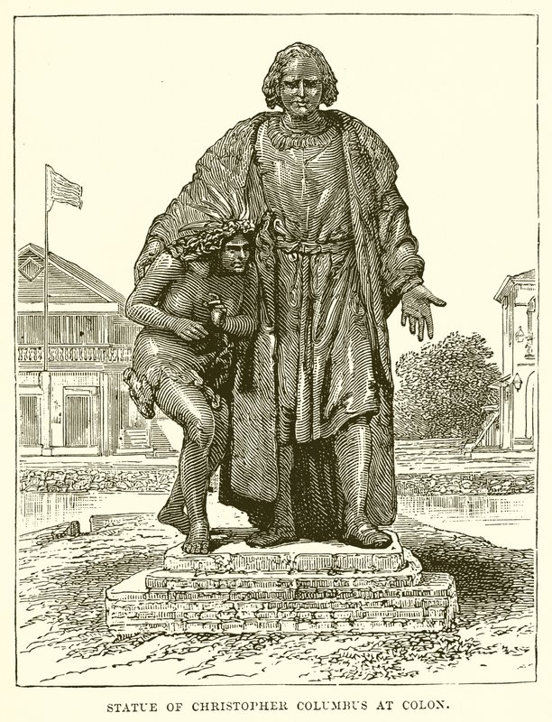 Socha Kryštofa Kolumba v Colonu od English School