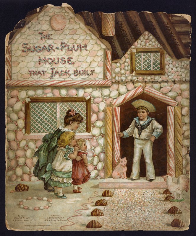 Sugar Plum House (barva litho) od English School