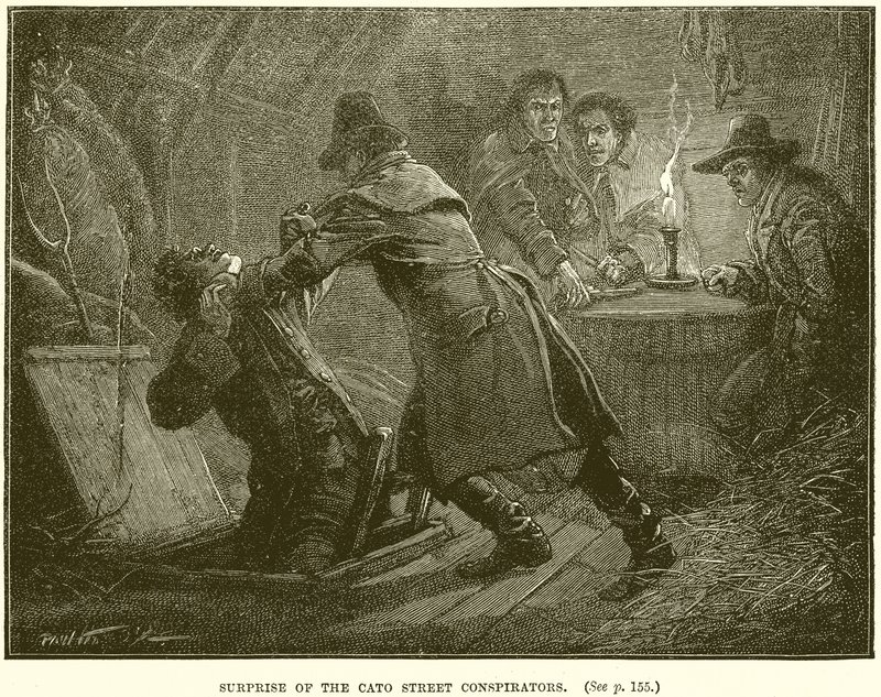 Překvapení Cato Street Conspirators od English School