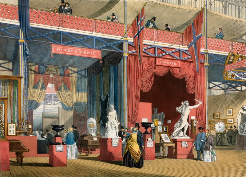 Švédsko a Dánsko, Velká výstava, 1851 od English School