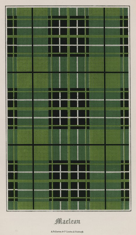 Tartan z klanu Maclean od English School