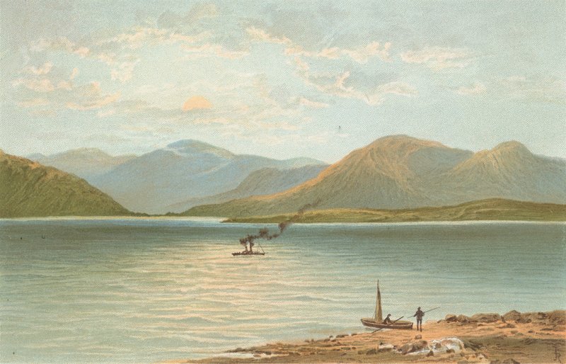 Pohoří Ardgower z Ballachulish od English School