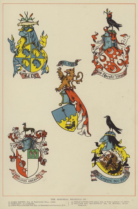 Armorial Bearings (barva lito) od English School