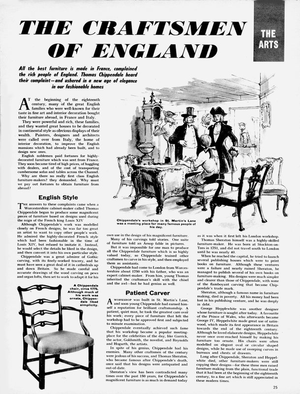 The Arts: The Craftsmen of England (litho) od English School