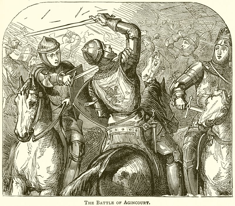 Bitva o Agincourt od English School