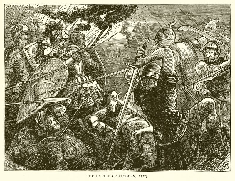 Bitva u Floddenu, 1513 od English School