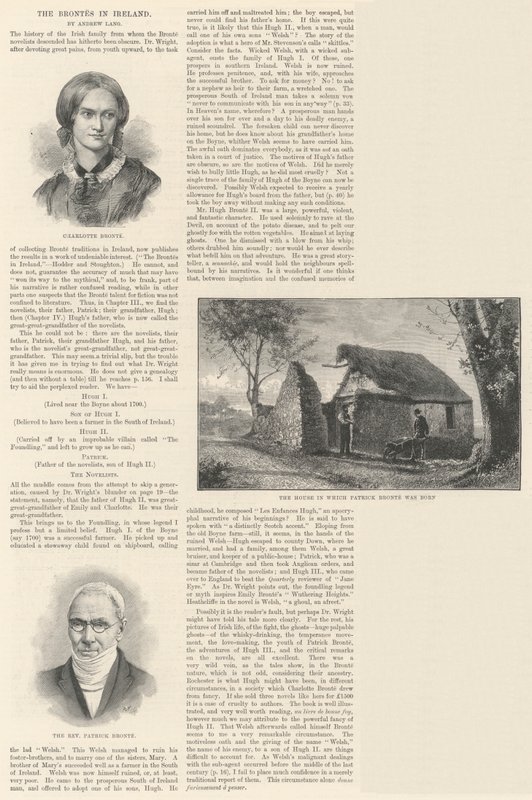 Brontes v Irsku (rytina) od English School