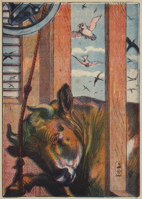The Bull Tolling the Bell (barva lito) od English School