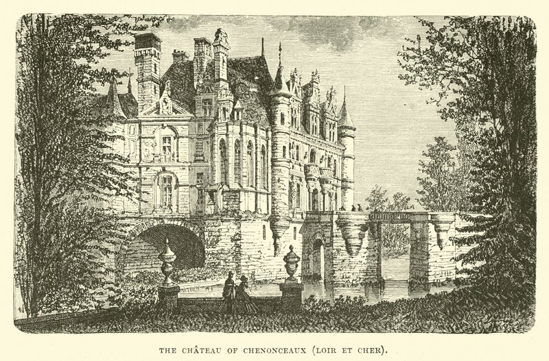 Zámek Chenonceaux, Loir et Cher od English School