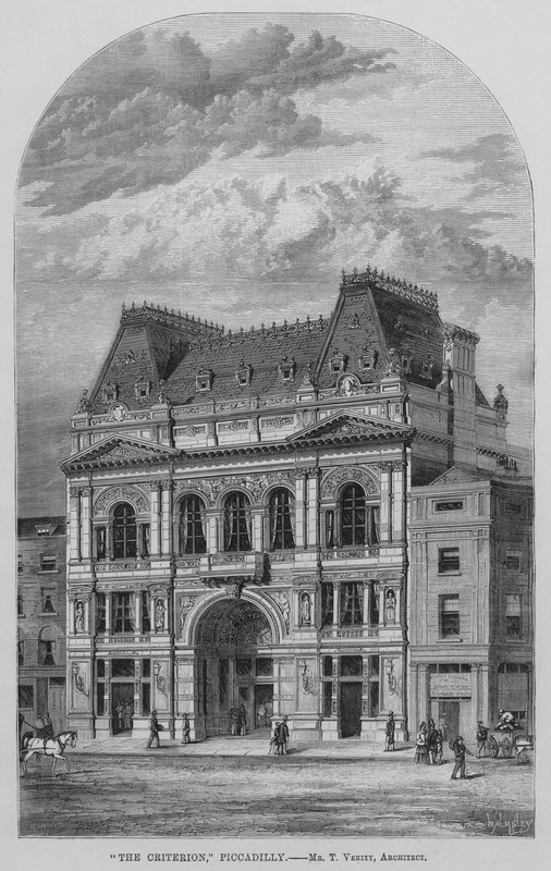 "Kritérium," Piccadilly (rytina) od English School