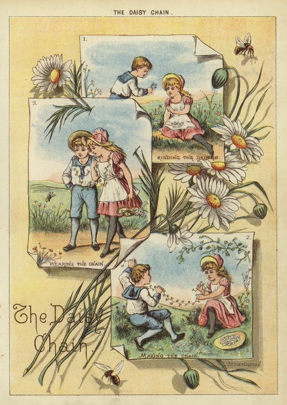 The Daisy Chain (chromolitho) od English School