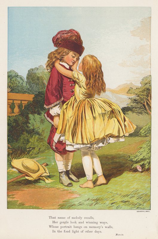 Sen o lásce (barevná litografie) od English School