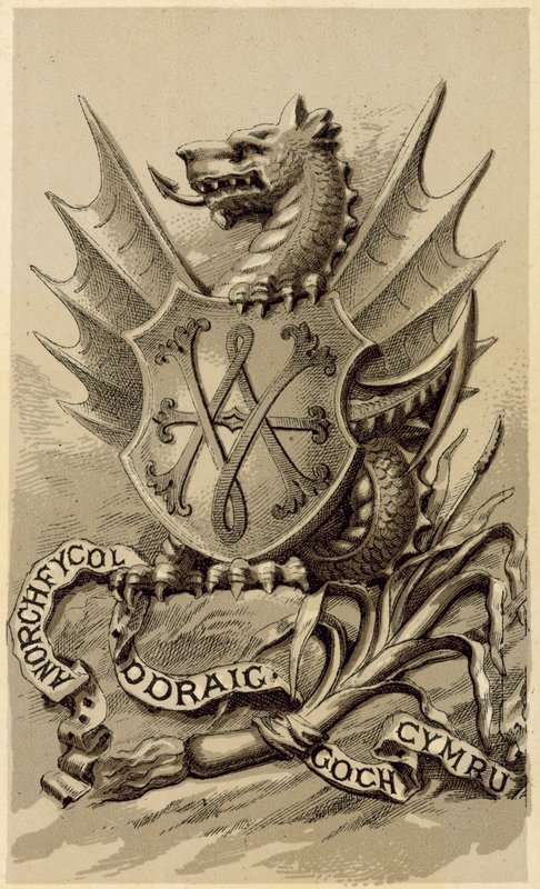 Znak Walesu (litho) od English School