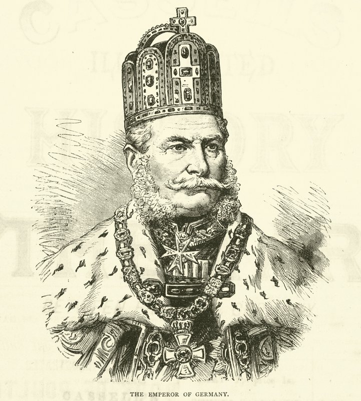 Německý císař, prosinec 1870 od English School