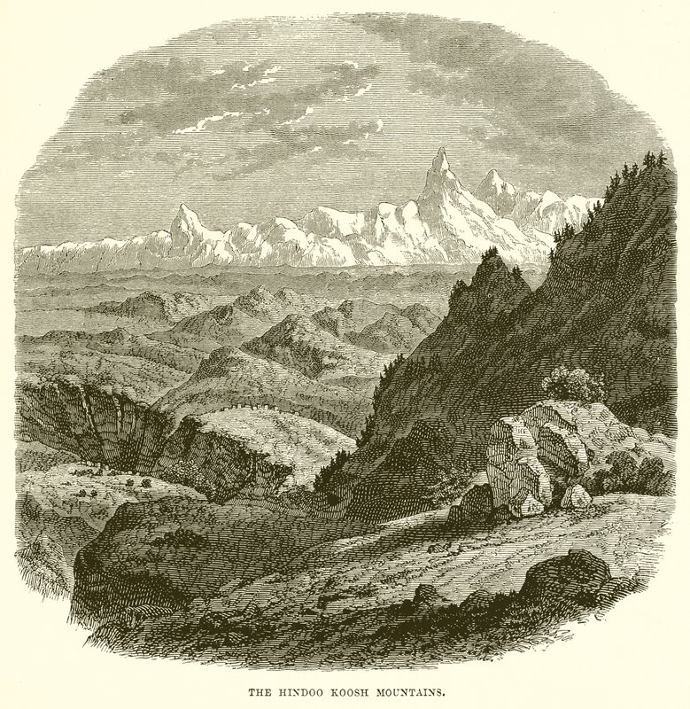 Pohoří Hindoo Koosh Mountains od English School