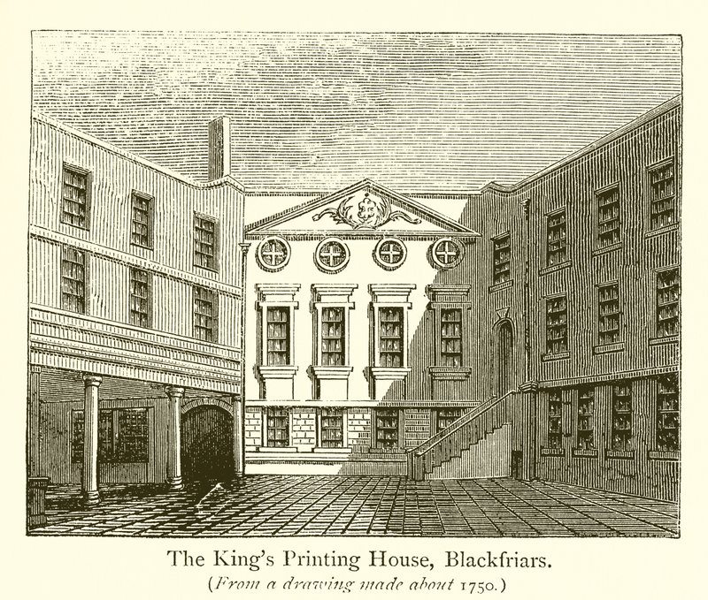 The Kings Printing House, Blackfriars od English School