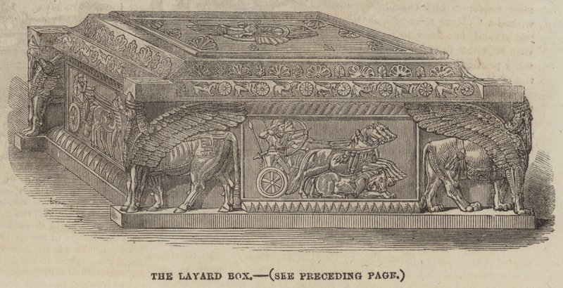 The Layard Box (rytina) od English School