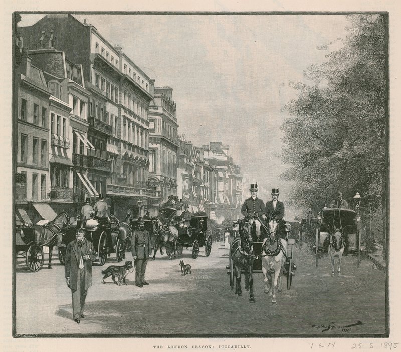 Londýnská sezóna: Piccadilly od English School