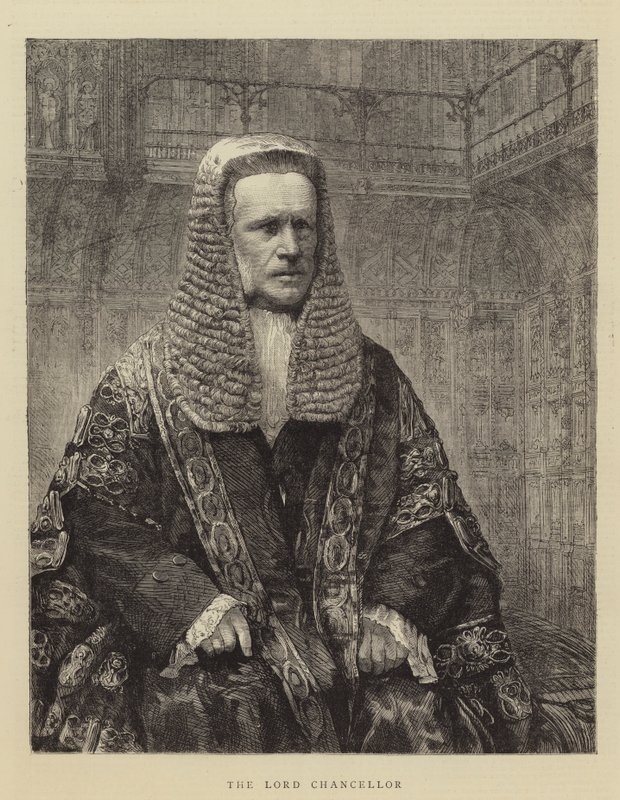 Lord Chancellor (rytina) od English School
