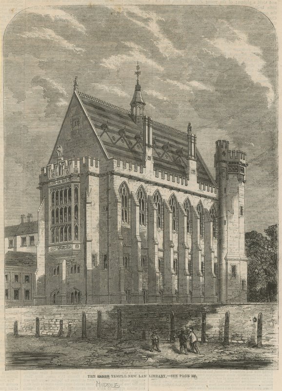 Nová zákonná knihovna Middle Temple od English School