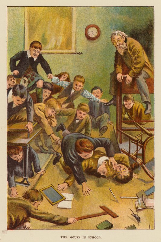 Myš ve škole (barevné lito) od English School