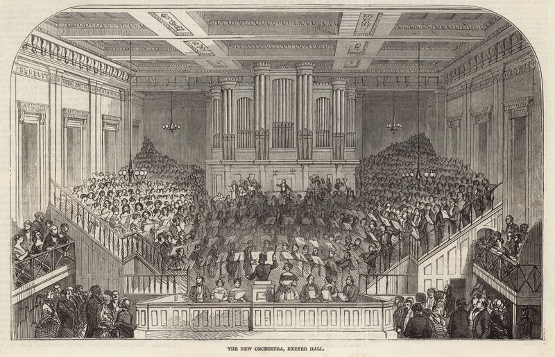 The New Orchestra, Exeter Hall, Londýn od English School