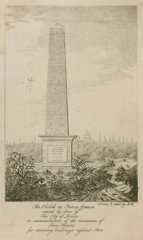 Obelisk na Putney Common od English School