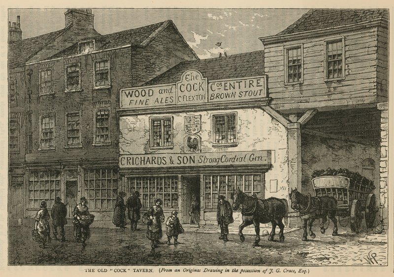 The Old Cock Tavern, Tothill Fields, Londýn od English School