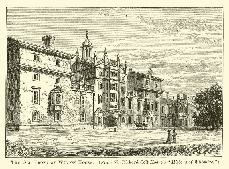 Stará fronta Wilton House od English School