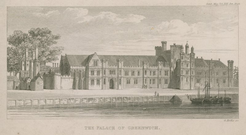 Palác v Greenwichi od English School