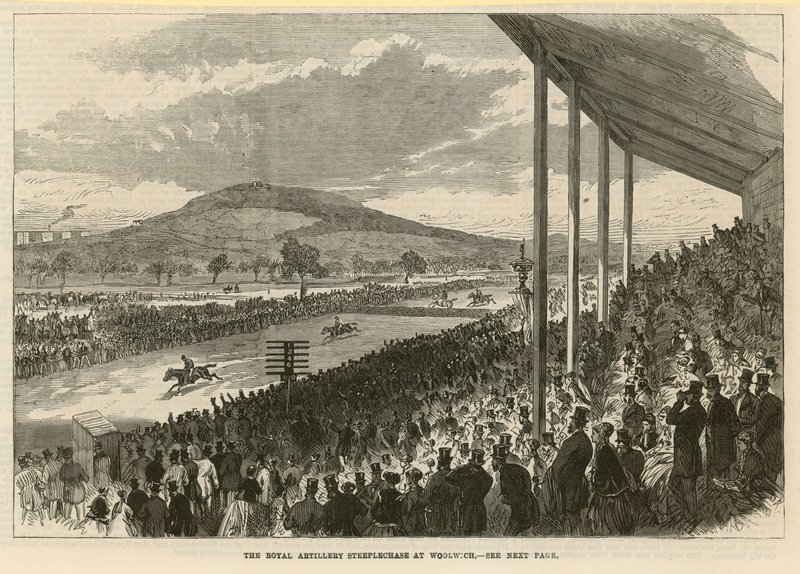 Royal Artillery Steeplechase ve Woolwichi od English School