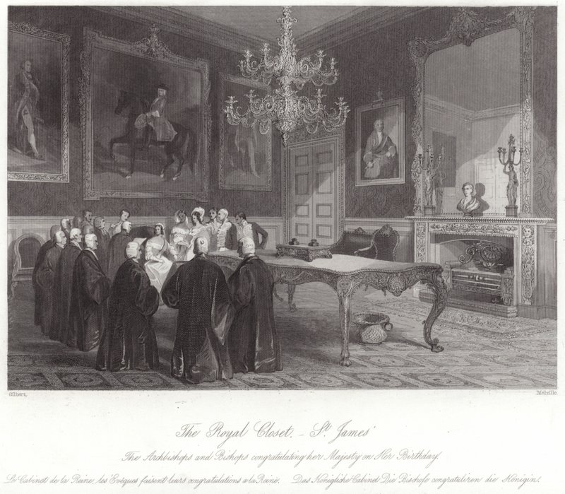 Královská skříň v paláci St James od English School