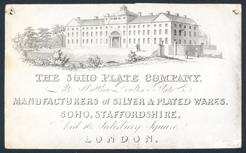 The Soho Plate Company, vizitka od English School
