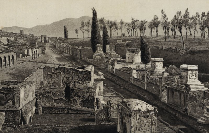 Ulice hrobek, Pompeje od English School