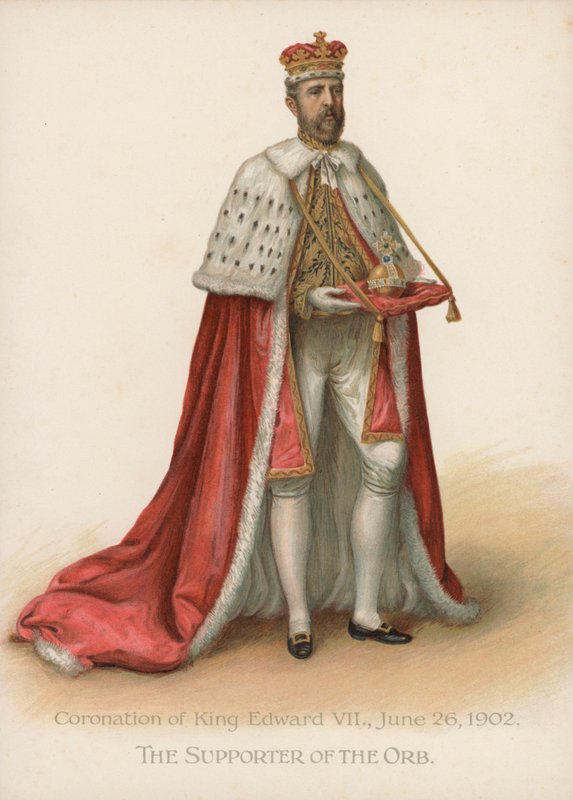 The Supporter of the Orb (chromolitho) od English School
