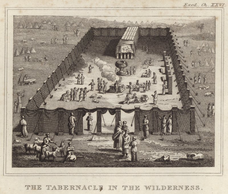 Tabernacle in the Wilderness od English School