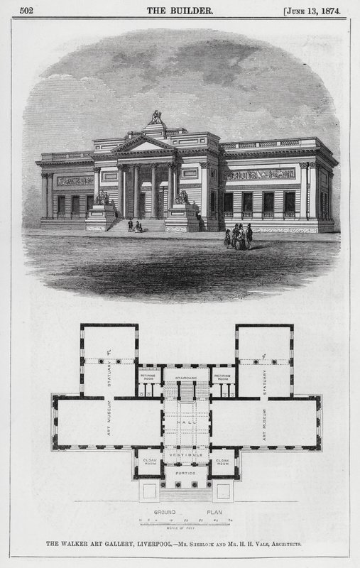 Walker Art Gallery, Liverpool (rytina) od English School