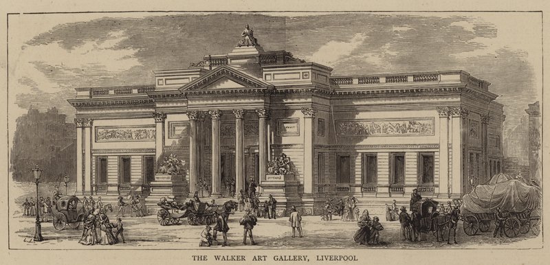 Walker Art Gallery, Liverpool (rytina) od English School