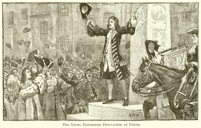 The Young Pretender vyhlášený v Perthu od English School