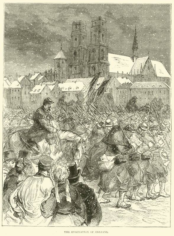 Evakuace Orleans, prosinec 1870 od English School