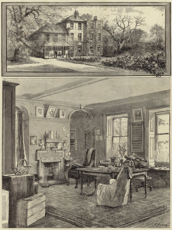 Domov zesnulého Charlese Darwina od English School